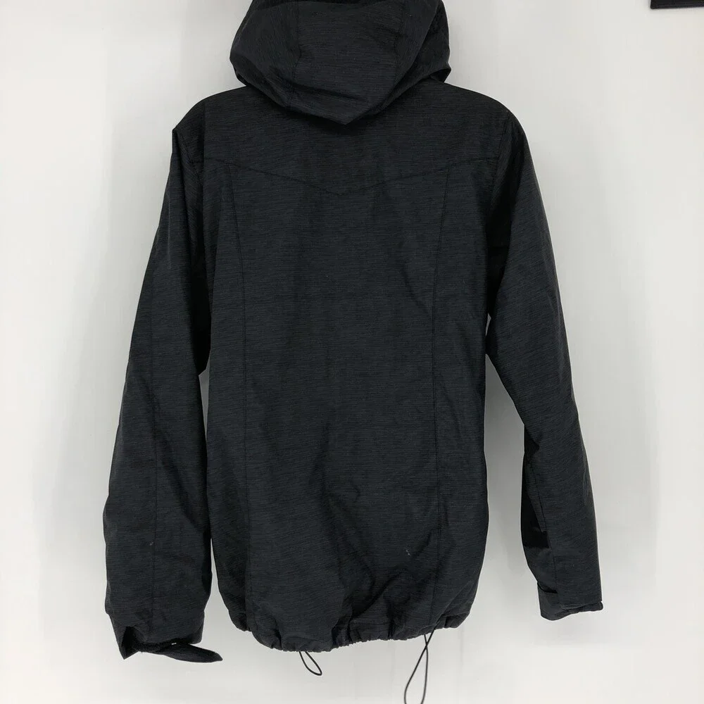Columbia Charcoal Space Dye Grey Full Zip Interchange Jacket Men's Size Small